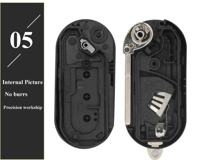 3-Tasten-Fernbedienung, aufklappbares Schlüsselanhängergehäuse für Citroen Jumper Nemo, Fit, Peugeot Boxer Bipper 2008–2015, Ersatzgehäuse