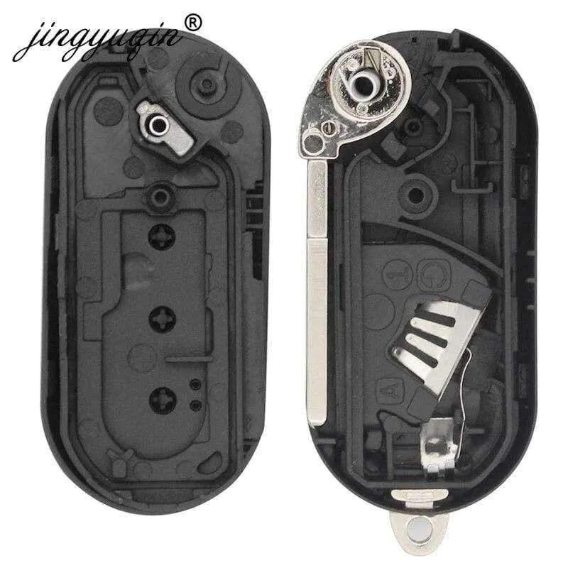 3-Tasten-Fernbedienung, aufklappbares Schlüsselanhängergehäuse für Citroen Jumper Nemo, Fit, Peugeot Boxer Bipper 2008–2015, Ersatzgehäuse