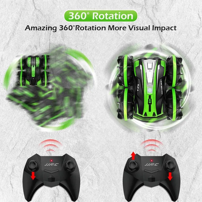 Q81 1:20 2.4G 2-in-1 RC Auto Fernbedienung Auto RC Stunt Auto Doppelseitige Drift Amphibien 360 Grad Rotation RC Fahrzeug Modelle