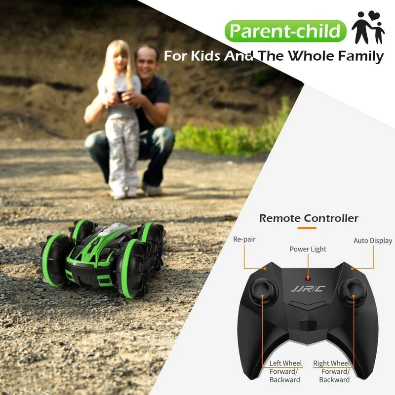 Q81 1:20 2.4G 2-in-1 RC Auto Fernbedienung Auto RC Stunt Auto Doppelseitige Drift Amphibien 360 Grad Rotation RC Fahrzeug Modelle