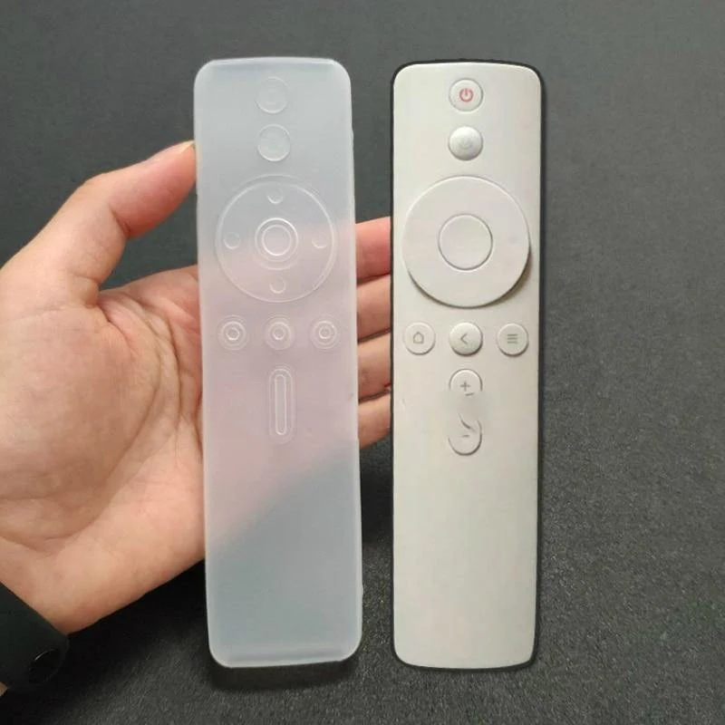 Transparente Fernbedienungsabdeckung für Xiaomi TV 4A, weiche Silikon-Schutzhülle, Gummiabdeckung für Xiaomi IP TV Set-Top-Box 4S Pro (transparent)