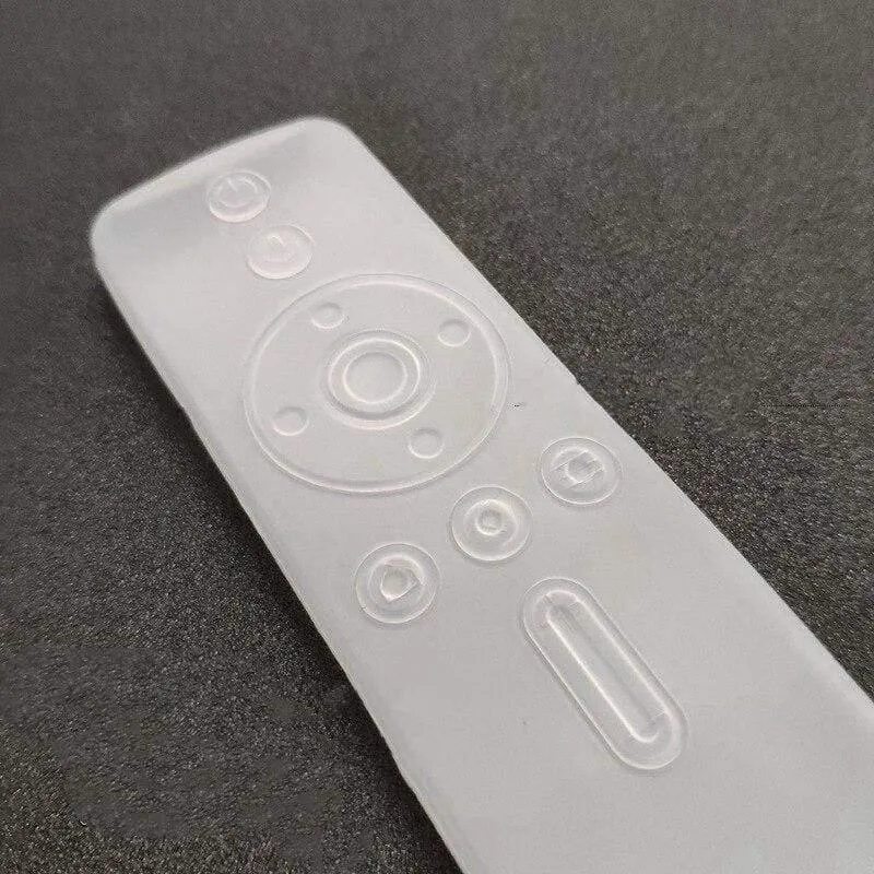 Transparente Fernbedienungsabdeckung für Xiaomi TV 4A, weiche Silikon-Schutzhülle, Gummiabdeckung für Xiaomi IP TV Set-Top-Box 4S Pro (transparent)