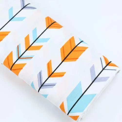 Meterware, Cartoon-bedruckter Kinder-Baumwoll-Quiltstoff, halber Meter zum DIY-Nähen, Patchwork-Stoff, Blattstoff