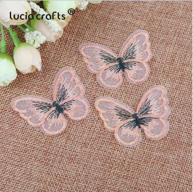10/12 Stück Spitze Schmetterling Multi-Color Tuch Stickerei Patch Nähen auf Polyester DIY Patch L0919