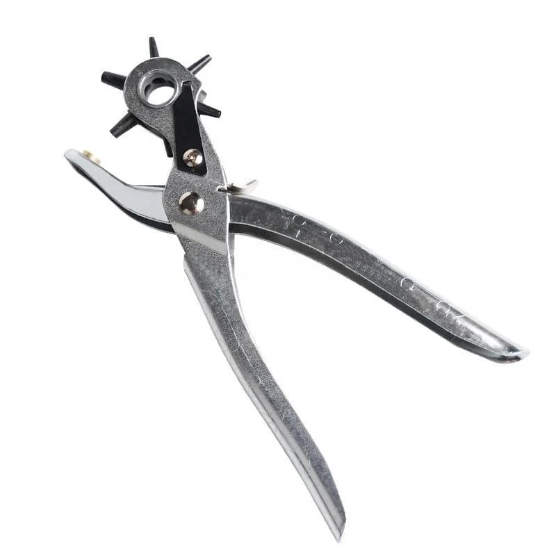 Hochleistungsleder Gürtel Gürtel Locher Zange Ösen Puncher Revolve Nähmaschinentasche Setter Tool Armband Haushaltsband Leder