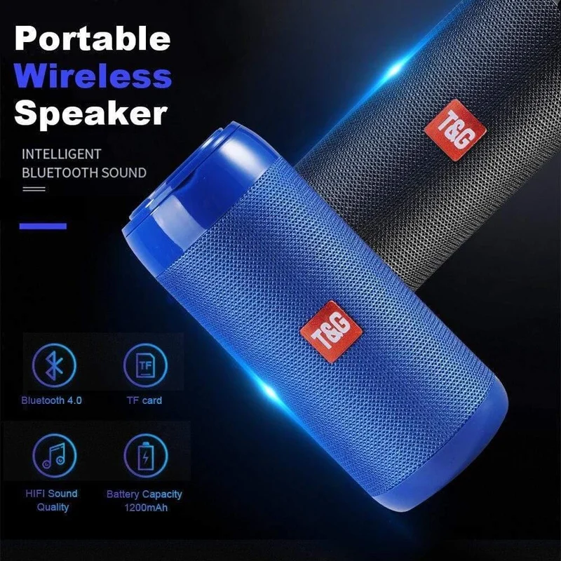TG113C Bluetooth-Lautsprecher unterstützt FM-Radio, TF-Karte, AUX-Kabel, Lautsprecher, kabellose Bluetooth-Lautsprecher, Telefonhalter, Soundsäule