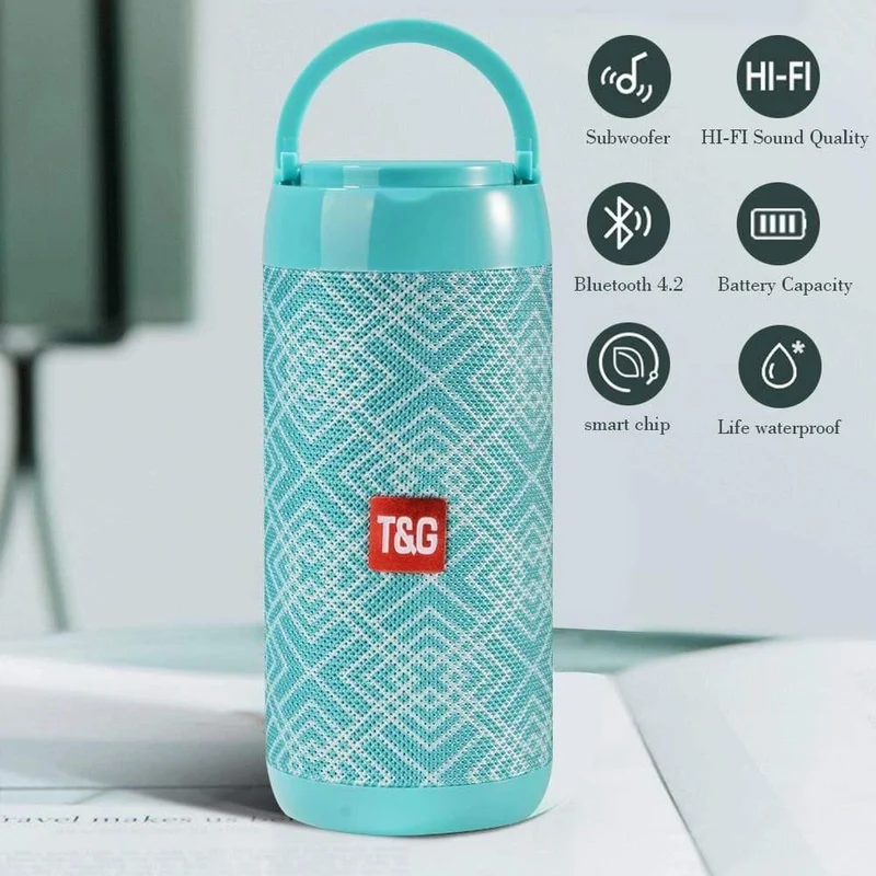 TG113C Bluetooth-Lautsprecher unterstützt FM-Radio, TF-Karte, AUX-Kabel, Lautsprecher, kabellose Bluetooth-Lautsprecher, Telefonhalter, Soundsäule