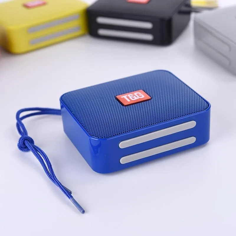 TG166 Mini Tragbarer Bluetooth-Lautsprecher Kleiner Drahtloser Lautsprecher Bluetooth 5.0 Unterstützung USB TF Karte FM Radio Caixa De Som Altavoces