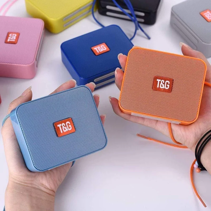 TG166 Mini Tragbarer Bluetooth-Lautsprecher Kleiner Drahtloser Lautsprecher Bluetooth 5.0 Unterstützung USB TF Karte FM Radio Caixa De Som Altavoces