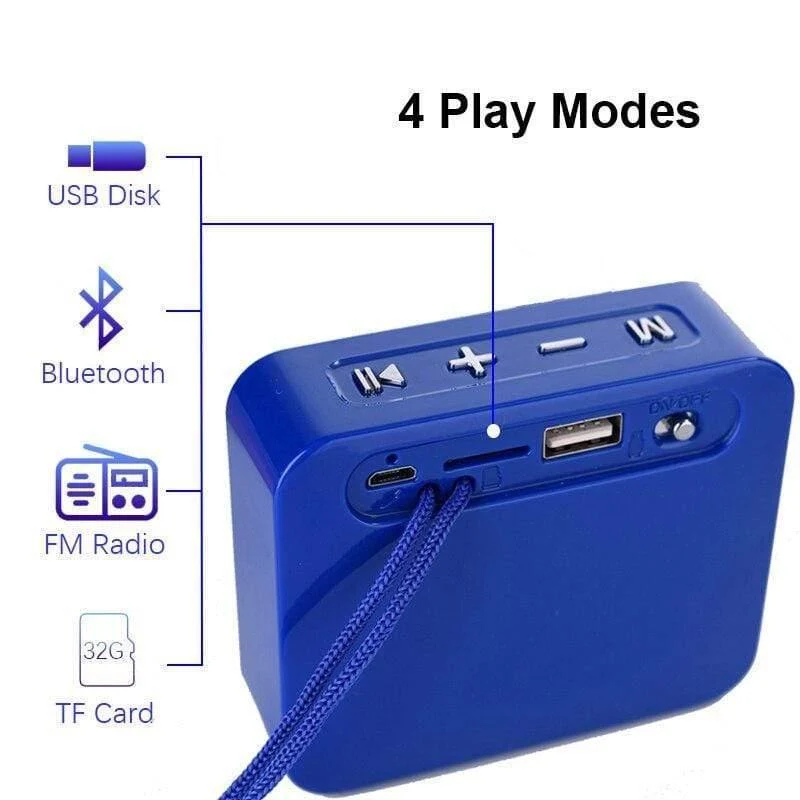 Mini-Lautsprecher TG166 Tragbarer Musik-Player mit FM-Radio Bluetooth-Lautsprecher Subwoofer Outdoor Kann Freisprechen