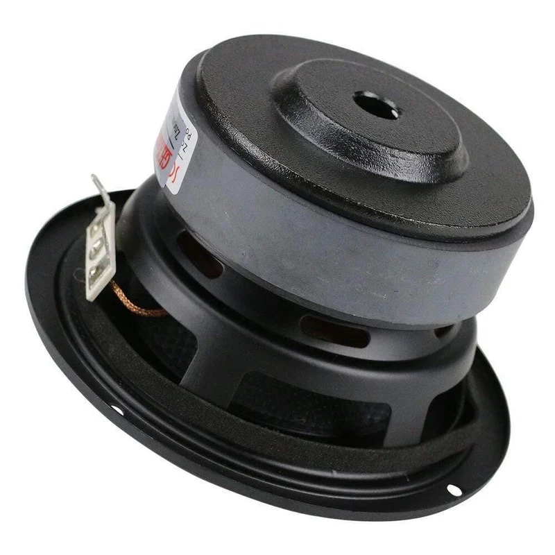 4-Zoll-Tieftöner-Subwoofer-Lautsprechereinheit HIFI 4 Ohm 40 W Fiberglas-Gewebebecken Tiefbass-Lautsprecher Großer magnetischer 1 STÜCK