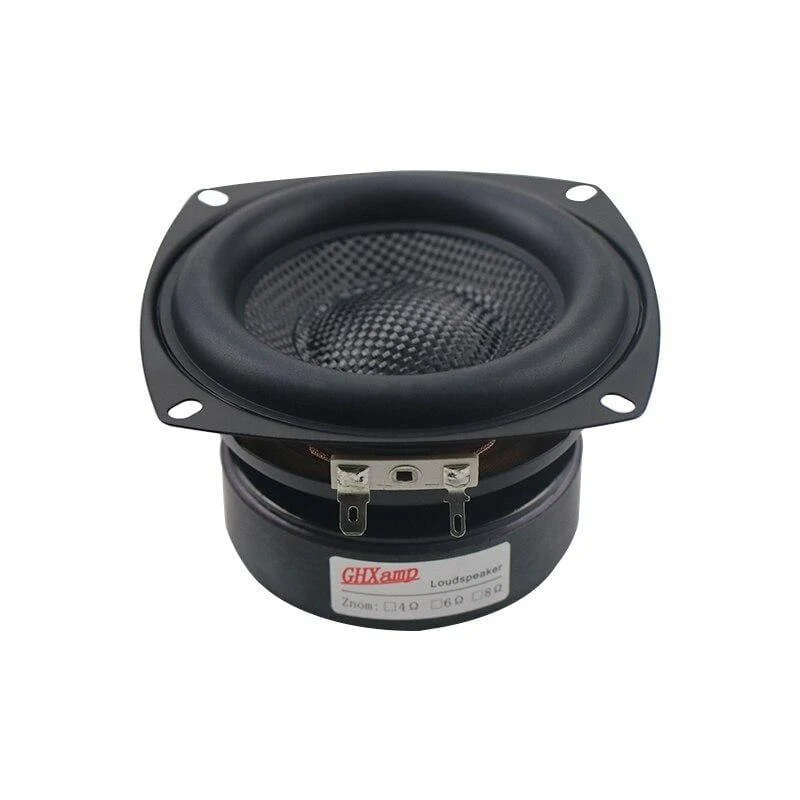 4-Zoll-Tieftöner-Subwoofer-Lautsprechereinheit HIFI 4 Ohm 40 W Fiberglas-Gewebebecken Tiefbass-Lautsprecher Großer magnetischer 1 STÜCK