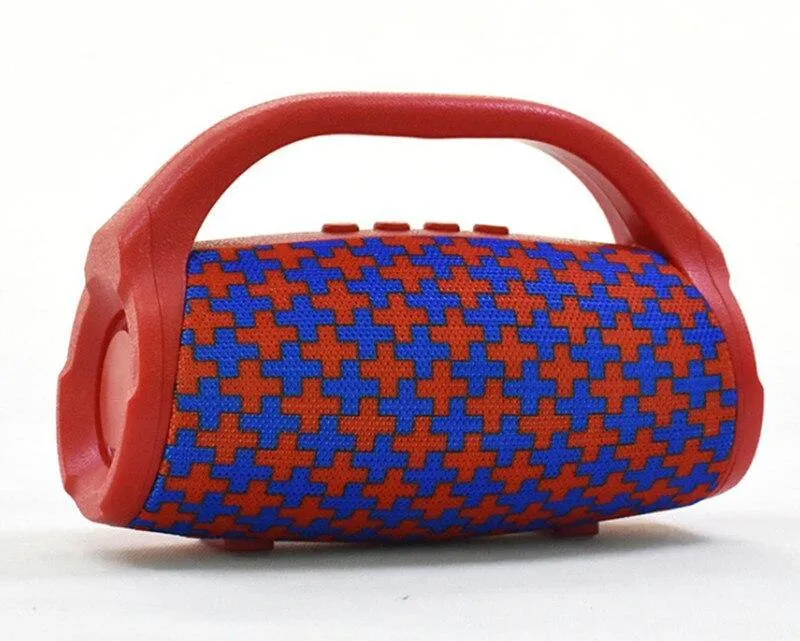 Tragbarer drahtloser Mini-Bluetooth-Lautsprecher Soundsystem 3D-Stereo-Musik-Surround-Unterstützung Bluetooth, TF FM
