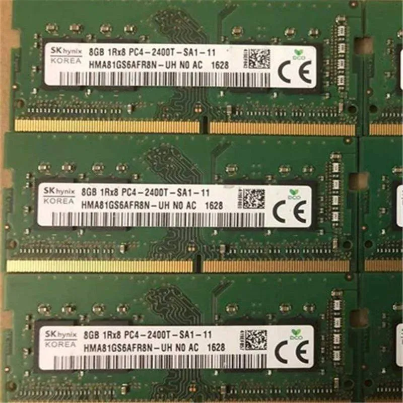 RAMS memoria Sk hynix DDR4 RAMS 8 GB 1Rx8 PC4-2400T-SA1-11 DDR4 8 GB 2400 MHz Für Laptop-Speicher für Notebooks 1 Stück