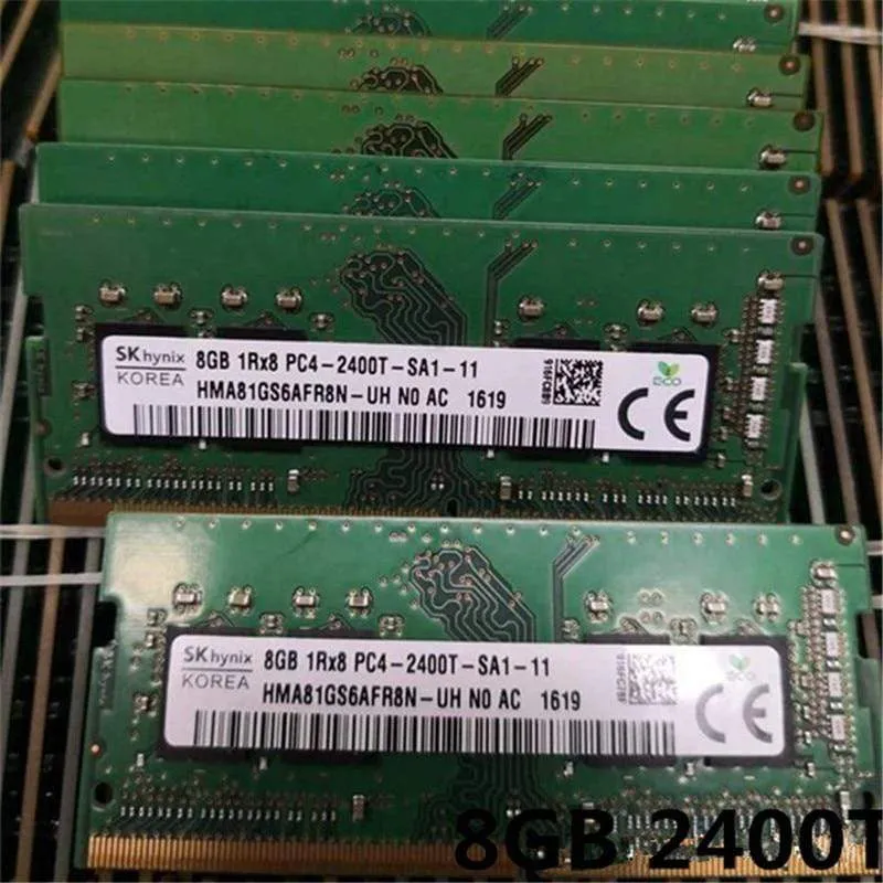 RAMS memoria Sk hynix DDR4 RAMS 8 GB 1Rx8 PC4-2400T-SA1-11 DDR4 8 GB 2400 MHz Für Laptop-Speicher für Notebooks 1 Stück