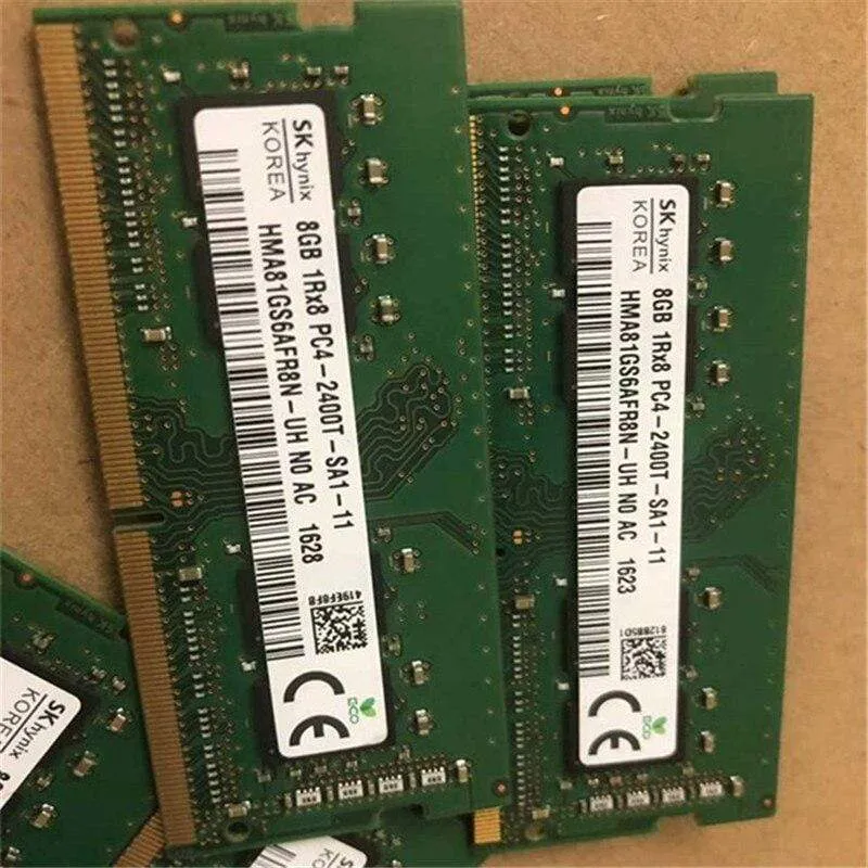 RAMS memoria Sk hynix DDR4 RAMS 8 GB 1Rx8 PC4-2400T-SA1-11 DDR4 8 GB 2400 MHz Für Laptop-Speicher für Notebooks 1 Stück