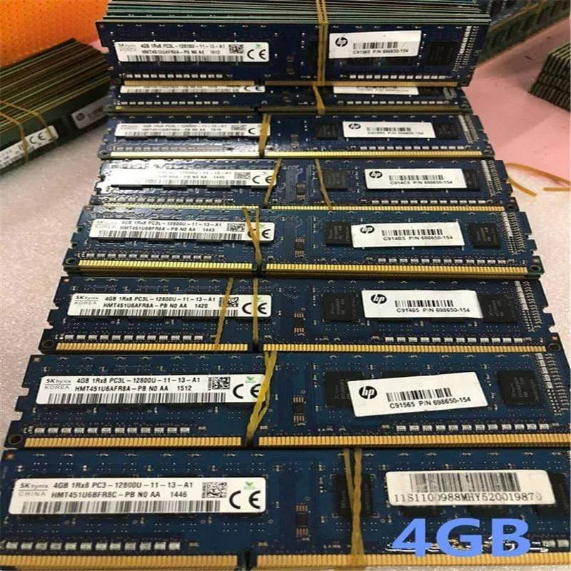 Desktop Sk Hynix ddr3 RAM-Speicher RAM de Escritorio de 240 Kiefern, 4 GB, 1Rx8 PC3L-12800U-11 / 1RX8 PC3-12800U-11 DDR3 4 GB, 1600 MHz