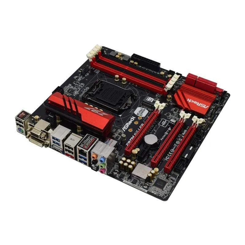 Z97M KILLER Für ASRock Desktop Verwendetes Motherboard DDR3 Z97 LGA 1150 SATA3 USB 3.0 Micro-ATX-Gaming-PC Motherboard Core i3 i5 i7