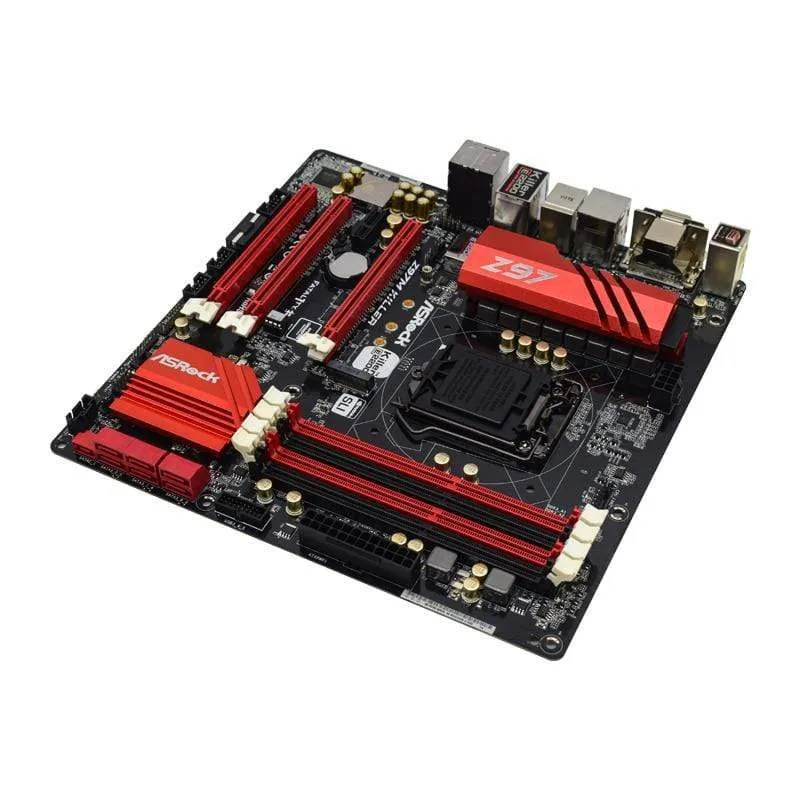 Z97M KILLER Für ASRock Desktop Verwendetes Motherboard DDR3 Z97 LGA 1150 SATA3 USB 3.0 Micro-ATX-Gaming-PC Motherboard Core i3 i5 i7