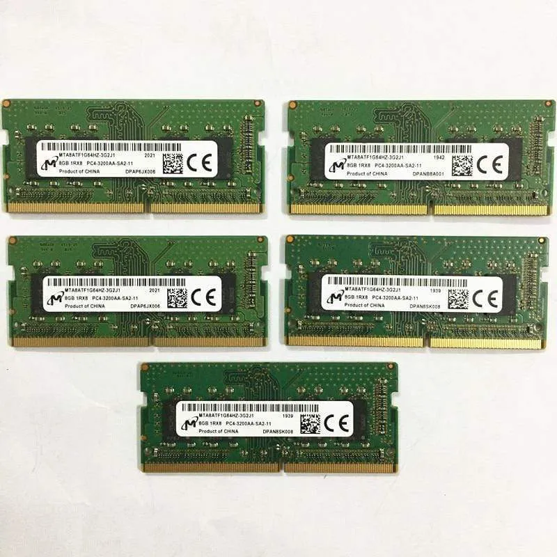 DDR4 8 GB 3200 MHz RAMS 8 GB 1RX8 PC4-3200AA-SA2-11 DDR4 3200 8 GB Laptop-Speicher