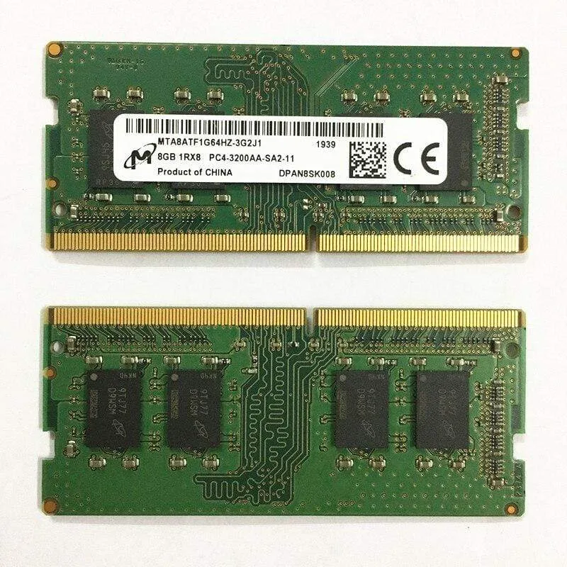 DDR4 8 GB 3200 MHz RAMS 8 GB 1RX8 PC4-3200AA-SA2-11 DDR4 3200 8 GB Laptop-Speicher