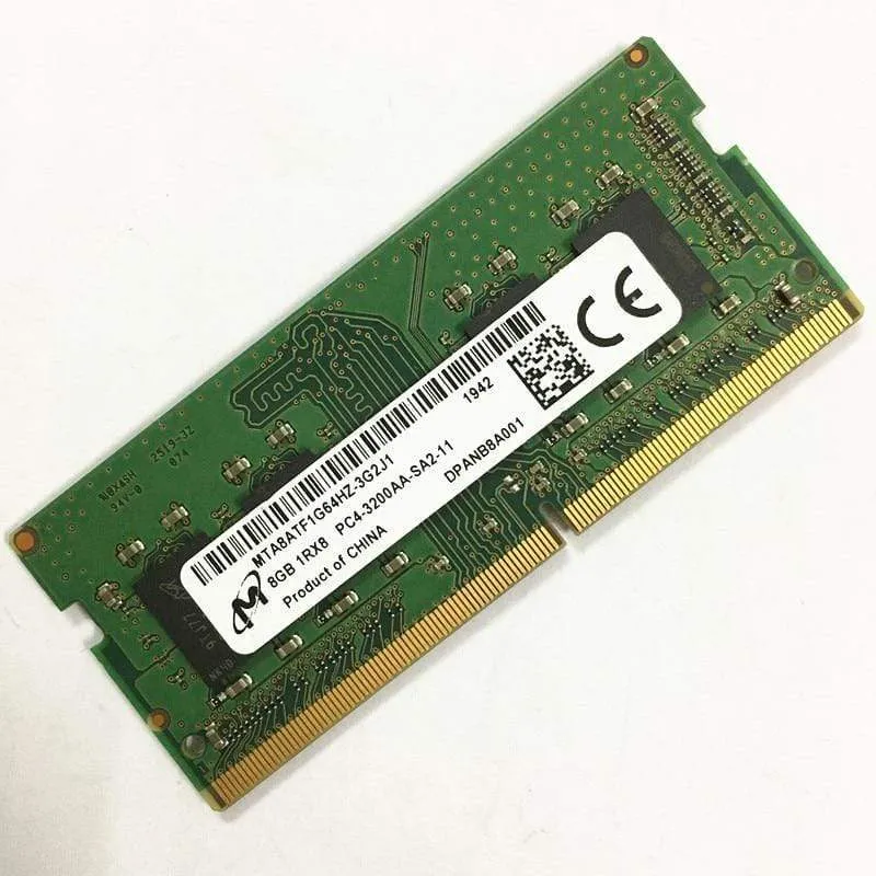 DDR4 8 GB 3200 MHz RAMS 8 GB 1RX8 PC4-3200AA-SA2-11 DDR4 3200 8 GB Laptop-Speicher