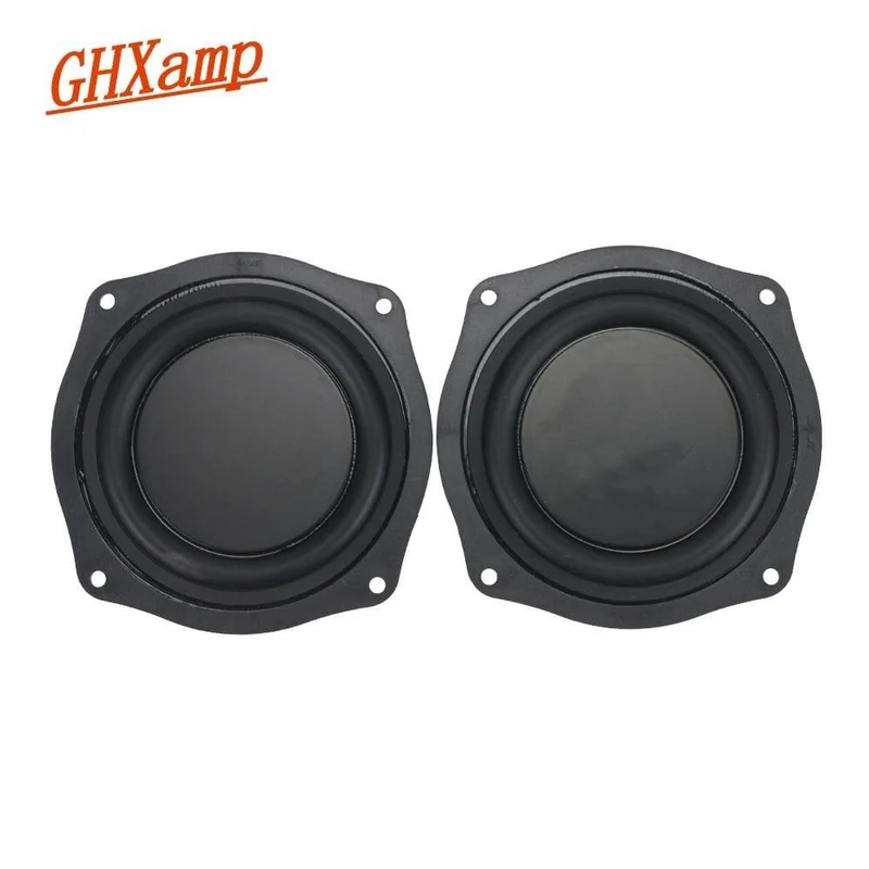 GHXAMP Bassstrahler 113 mm Niederfrequenz-Passivstrahler Lautsprecher Vibrationsmembran Gummi für 4 Zoll 5 Zoll Subwoofer-Lautsprecher