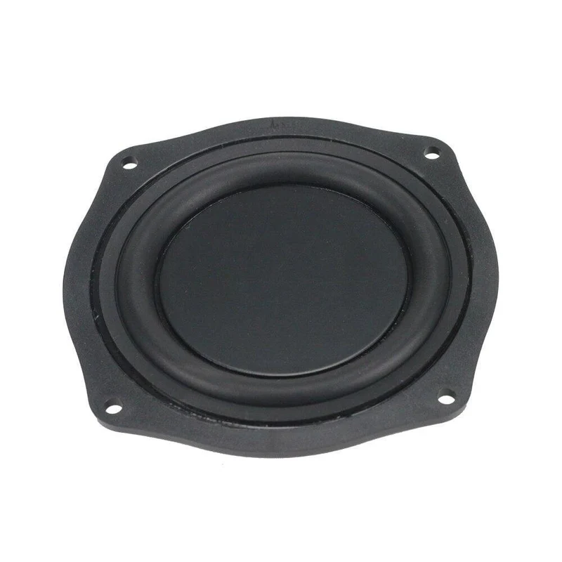 GHXAMP Bassstrahler 113 mm Niederfrequenz-Passivstrahler Lautsprecher Vibrationsmembran Gummi für 4 Zoll 5 Zoll Subwoofer-Lautsprecher