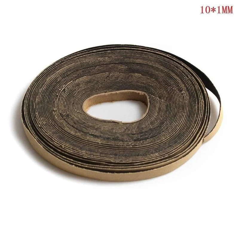 5 Meter 18 * 3MM / 10 * 1MM / 18 * 1MM EVA-Lautsprecher Reparatur Dichtungsstreifen Lautsprecher Schwarz Einseitige stoßfeste Absorber-Dichtung