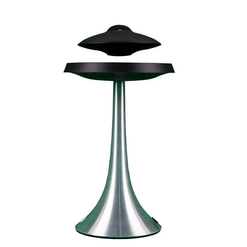 Magnetfederung UFO-Lautsprecher Mart Bluetooth Neue Technologie Sieben Farblichter Super Bass Wasserdichtes kabelloses Laden