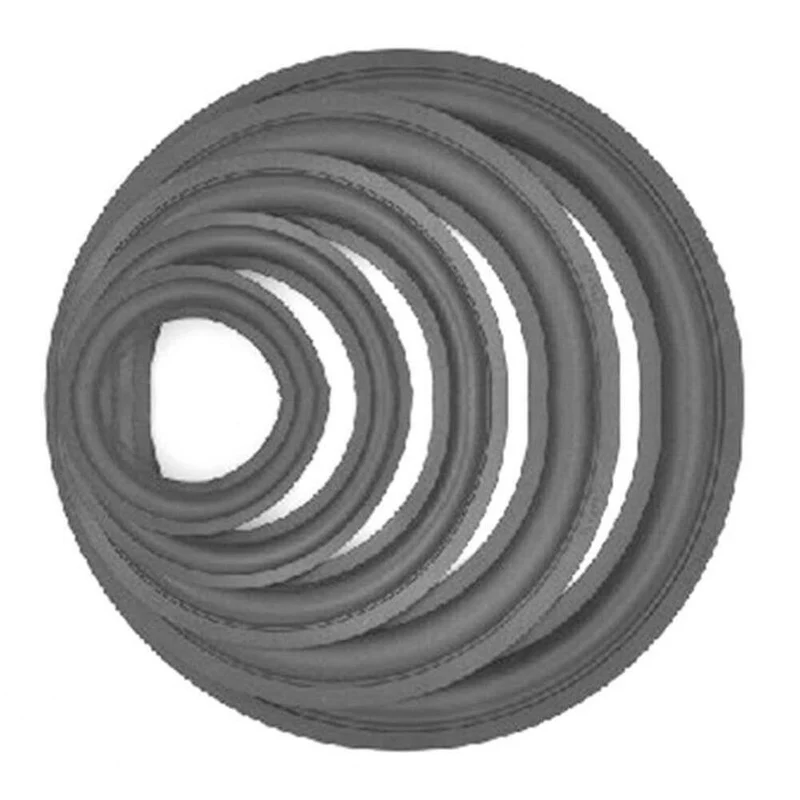 1Pcs 3/4/5/6 Zoll Lautsprecher Gummi Rand Ring Surround Schaum Teile Klapp Ersatz Staubdicht Lautsprecher Zubehör Schutz Ring