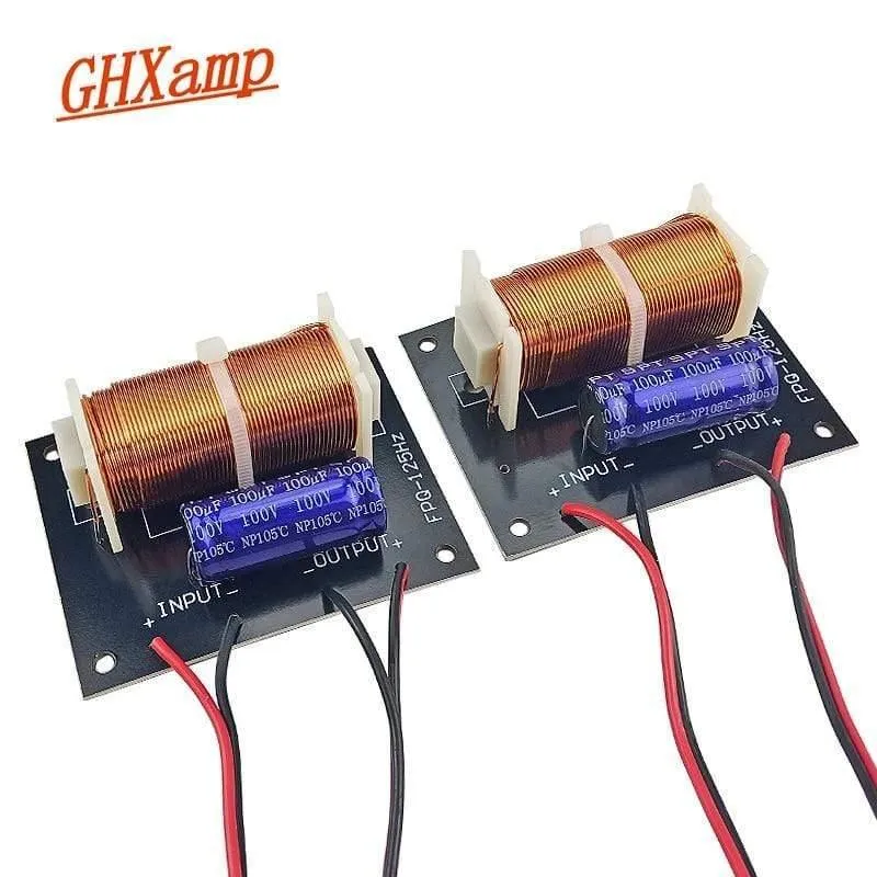 GHXAMP 300W Subwoofer Frequenzweiche mit Kabel 125Hz Woofer Subwoofer Spezieller Frequenzteiler Für 5-12 Zoll Woofer Lautsprecher 2St