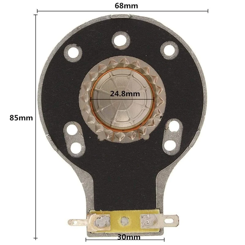 LEORY 68mm 8Ohm Lautsprecher Ersatzmembran Für JBL2412,2412H, 2412H-1, JRX, SF, TR Modelle Lautsprechermembran Lautsprechereinheit