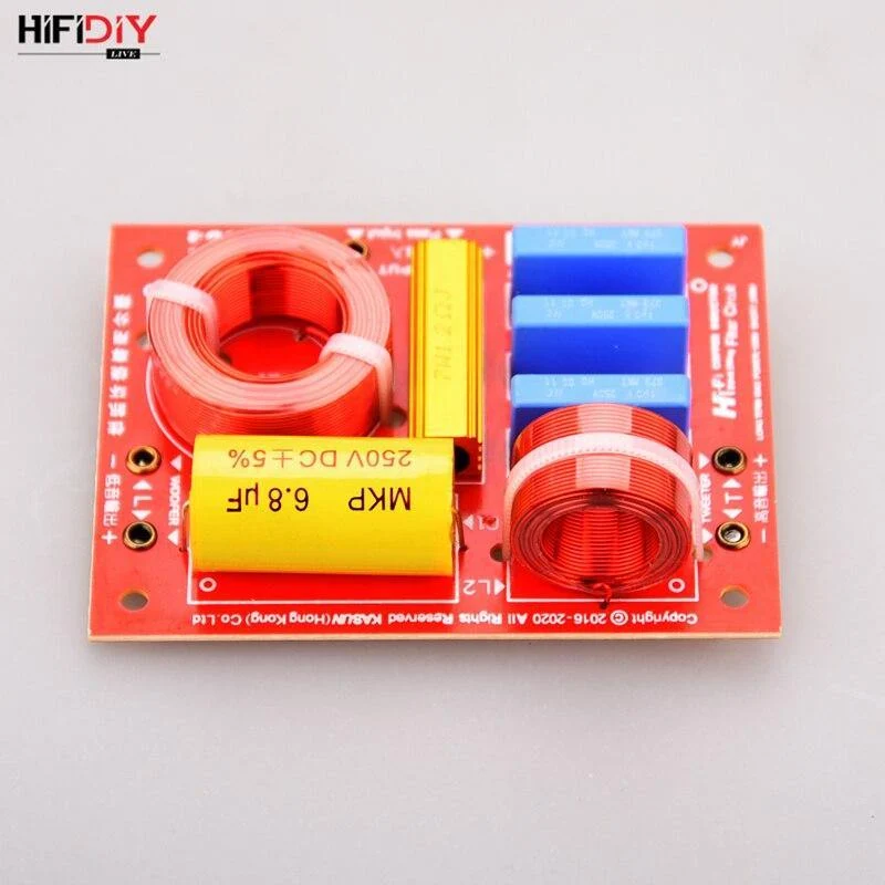HIFIDIY LIVE 2Way 2Unit (Hochtöner + Basslautsprecher) Frequenzteiler-Crossover-Filter B-208C HiFi-Lautsprecher Surround Desktop Audio