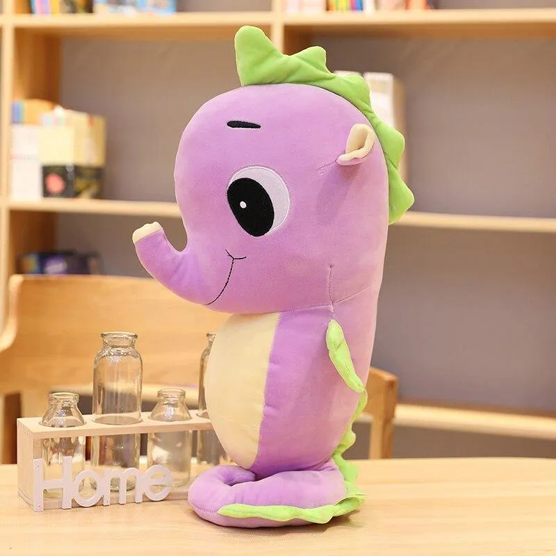 Cartoon Seepferdchen Plüschtier Weiches Tier Gefüllte Kissen Plüsch Fisch Puppe Baby Schlafkissen Sofa Dekoration Kissen Mädchen Geschenk
