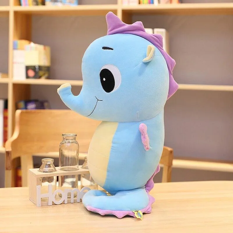 Cartoon Seepferdchen Plüschtier Weiches Tier Gefüllte Kissen Plüsch Fisch Puppe Baby Schlafkissen Sofa Dekoration Kissen Mädchen Geschenk