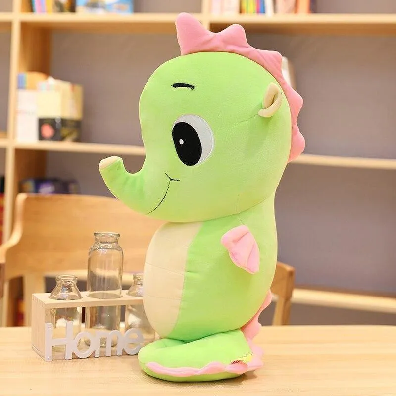 Cartoon Seepferdchen Plüschtier Weiches Tier Gefüllte Kissen Plüsch Fisch Puppe Baby Schlafkissen Sofa Dekoration Kissen Mädchen Geschenk
