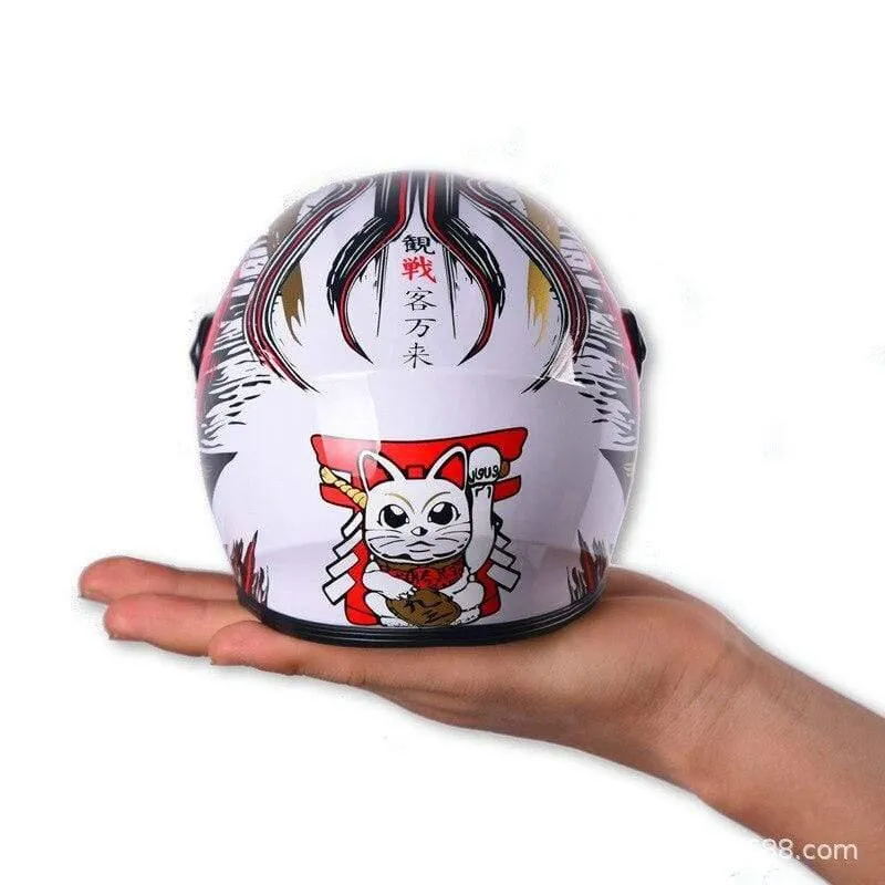 Motorradhelm Racing Bear Doll Toys Tragen Sie eine kleine Helmpuppe Motorradpuppe Motorraddekoration Geschenk für Motorradliebhaber
