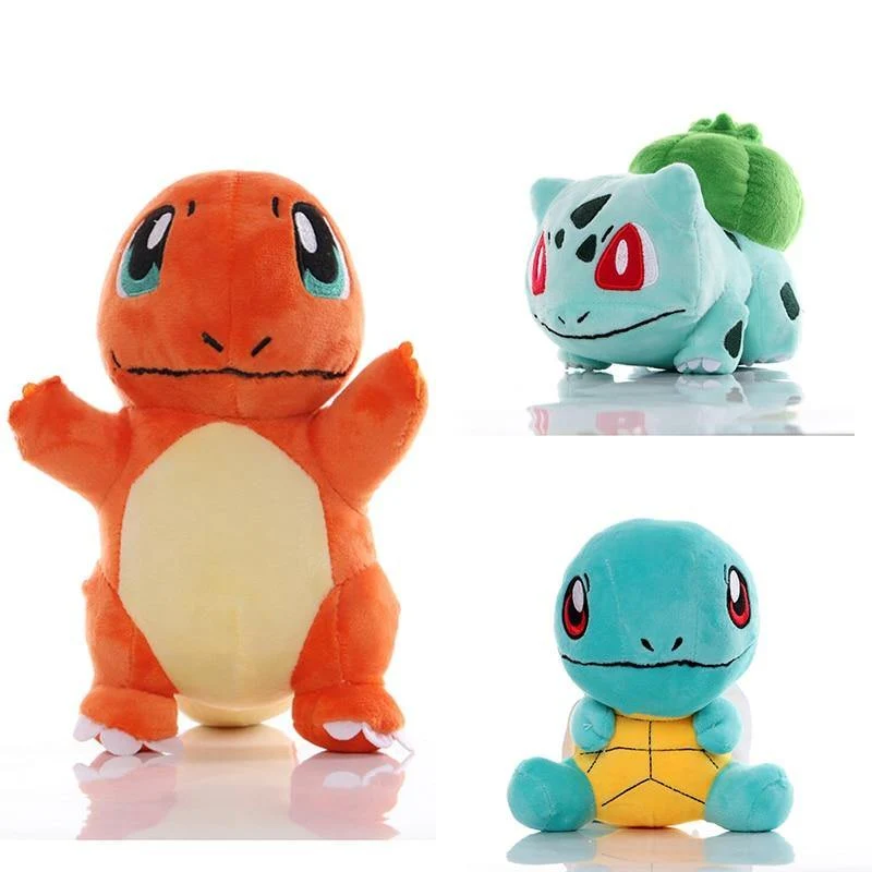 20cm Anime Gosanke Plüsch Spielzeug Bulbasaur Charmander Squirtle Grookey Scorbunny Sobble Puppen Super Weiche Spielzeug Für Kind Kinder Geschenke