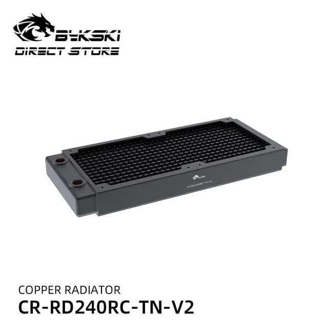 Kupferheizkörper 30MM Dicke 120/240/360mm 14 Wasserweg Dünner Kühler Watercoler Kühlkörper CR-RD120/240/360RC-TN-V2