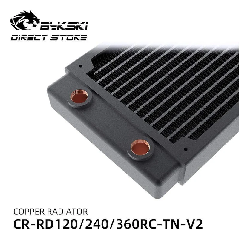 Kupferheizkörper 30MM Dicke 120/240/360mm 14 Wasserweg Dünner Kühler Watercoler Kühlkörper CR-RD120/240/360RC-TN-V2