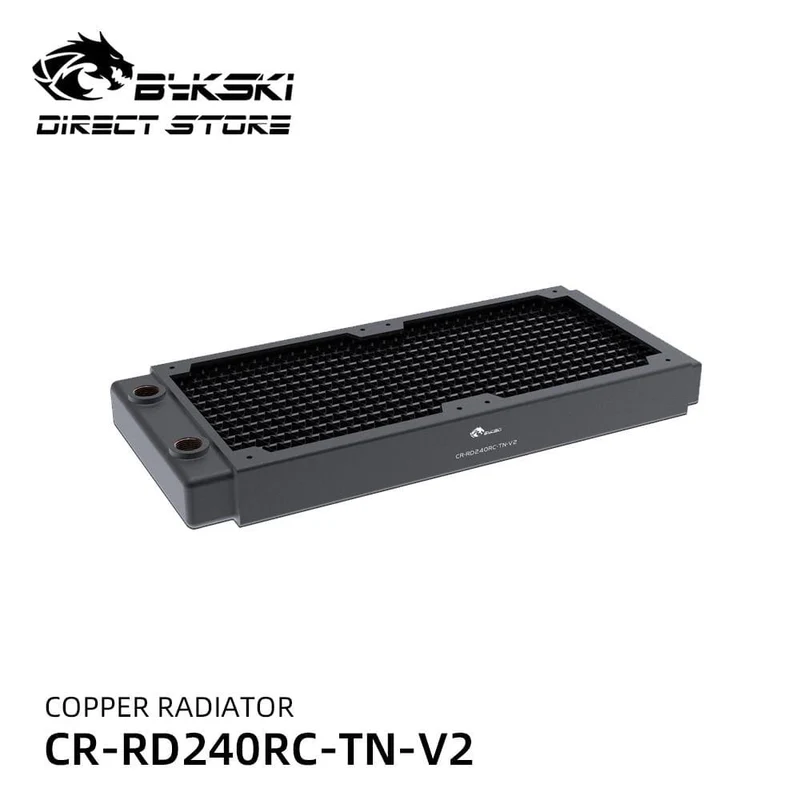 Kupferheizkörper 30MM Dicke 120/240/360mm 14 Wasserweg Dünner Kühler Watercoler Kühlkörper CR-RD120/240/360RC-TN-V2