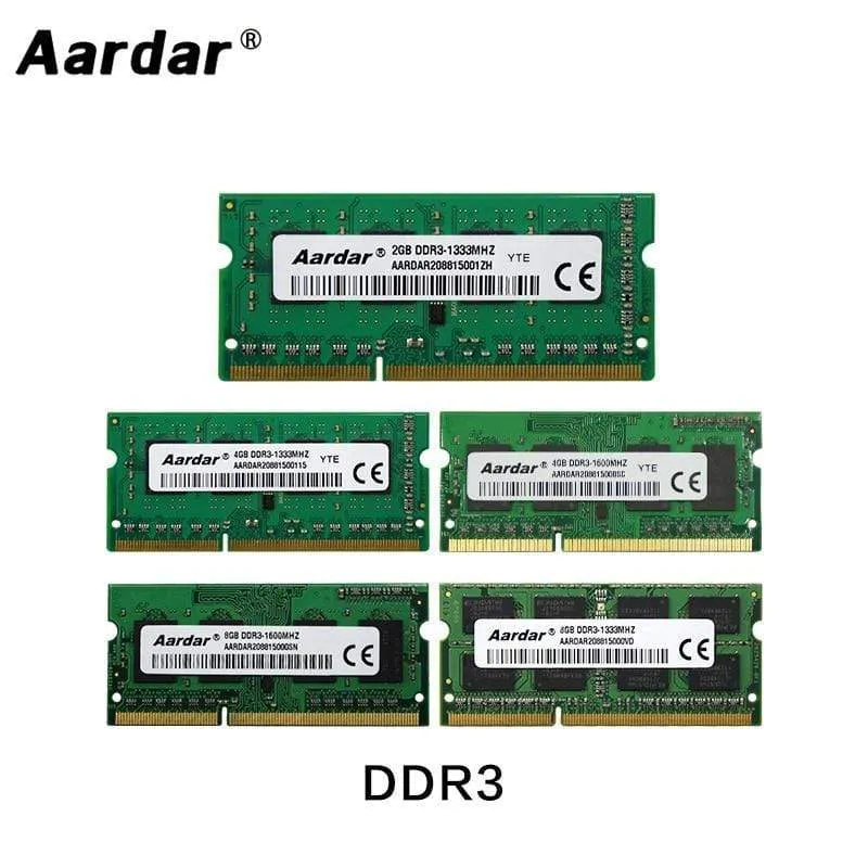 RAM DDR3 2 GB 4 GB 8 GB 1333 MHz 1600 MHz Arbeitsspeicher 1333 1600 Computer Memoria ram ddr 3 Für Laptops