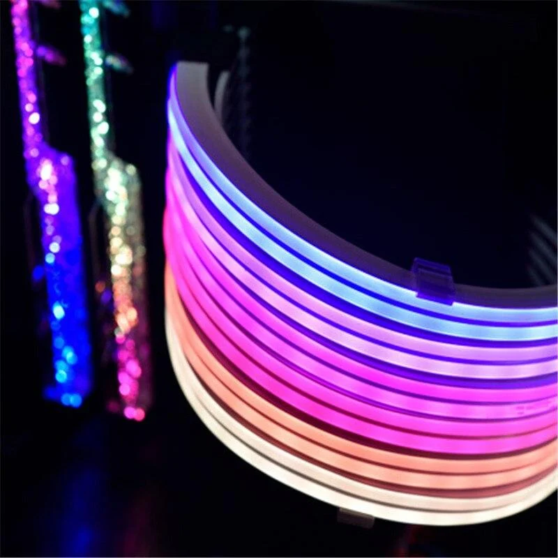 Strimer Plus RGB-Motherboard-Erweiterung ATX 24PIN, GPU-Erweiterung Doppel- / Dreifach 8PIN LIANLI Generation 2 Kabel-PC-Dekoration