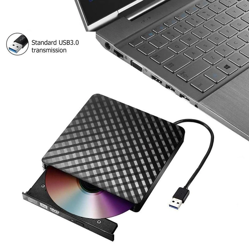 USB 3.0 Externer DVD-Brenner Schriftsteller Recorder CD/DVD-ROM-Player PC Optisches Laufwerk Externes DVD-Laufwerk Optisches Laufwerk