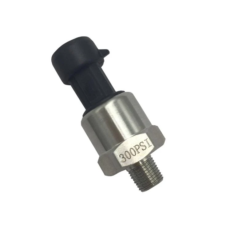 DC 5V 1/8NPT Druckwandler Sender Sensor Edelstahl Öl Luft Wasser 30/100/150/200/300/500/1000/1600 psi