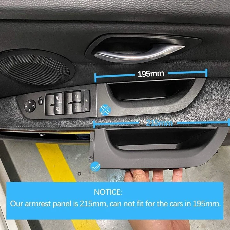 LHD-Linkslenker-Innentürgriff für den Fahrer, kompletter Satz für BMW 3er-Serie E90 E91 316 318 320 325 328i