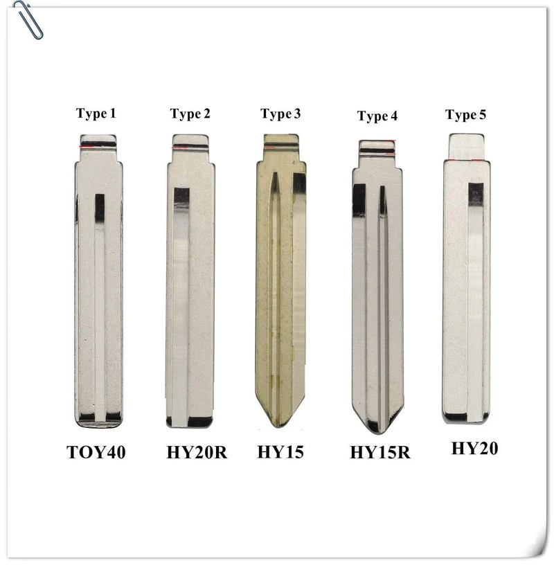 3 Tasten Fernbedienung Autoschlüsseletui für Hyundai HB20 IX35 I45 SANTA FE Accent I40 I20 HY15/HY20/TOY40 Uncut Blade Fob Shell