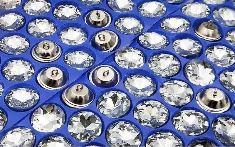 50 teile/los Hochwertige Kristall Edelstein Knöpfe Nähen Knöpfe Für Sofa Kopfteil Hemd Glas Knöpfe Für Bekleidung 18/20/25/30mm