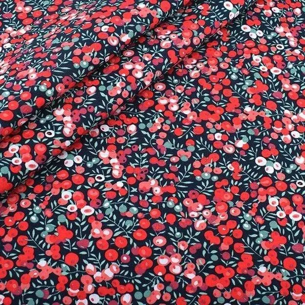 Schöne Beeren Serie Gedruckt Plain Baumwolle Stoff, DIY Quilten & Nähen Popeline Material Für Baby & Kinder Kleid, hemd, Rock, PCC098